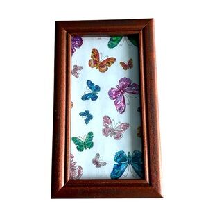 Unique Framed Butterfly Wall Hanging Picture Girls Home Decor Country Nature